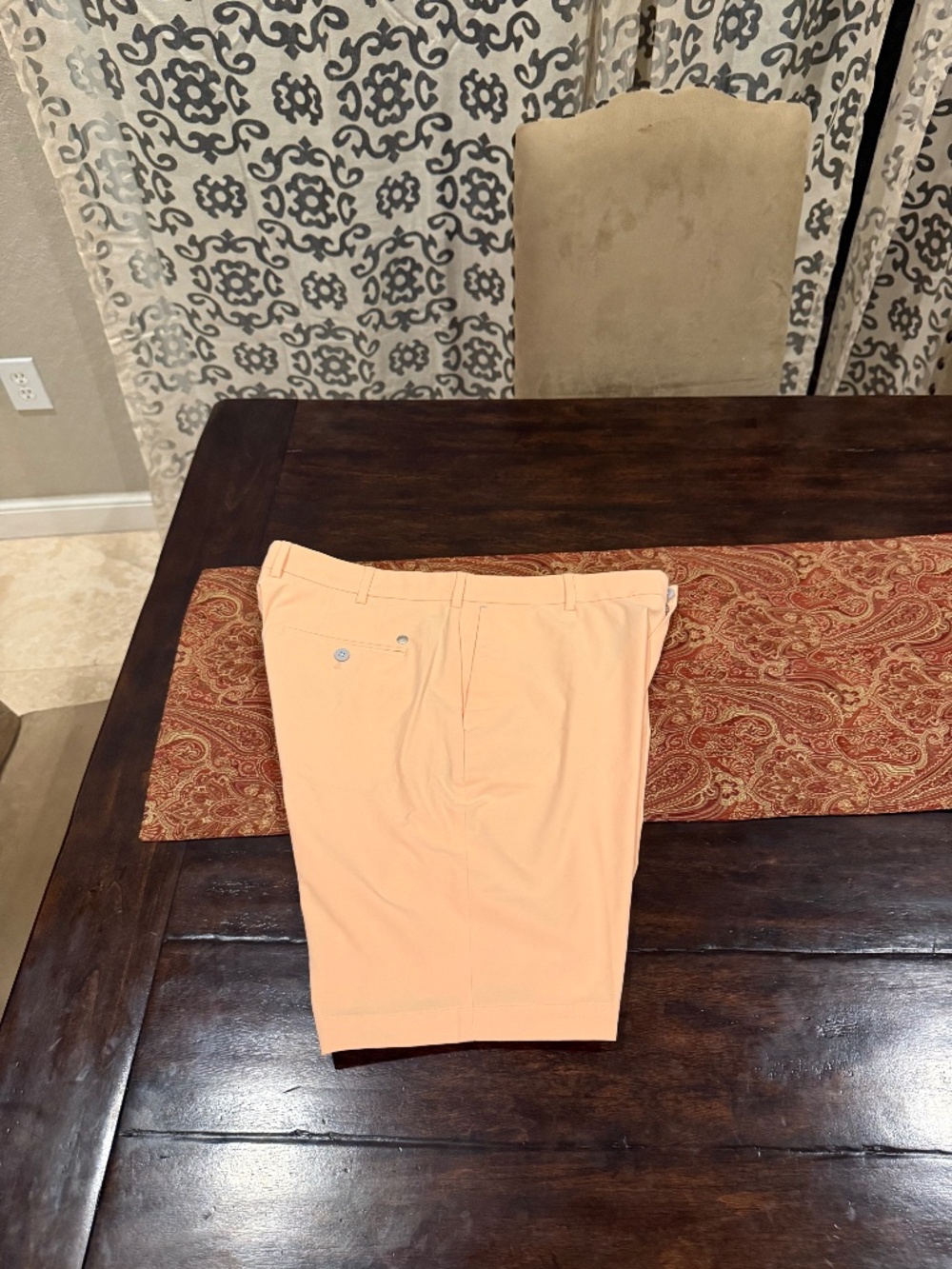 Peter Millar Men's Size 36 Orange Sorbet Surge Shorts MSRP $125